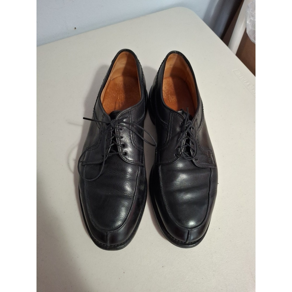 Allen Edmonds Stockbridge Black  Shoes Men Sz 9 Leather Split Toe‎